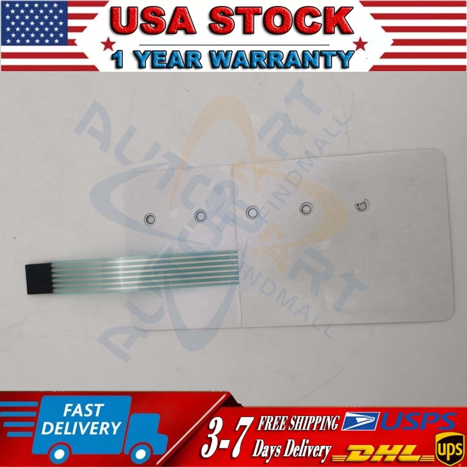 For Pentair Master Temp 400 42002-0007S Control Board Kit w/ 472610Z Switch Pad