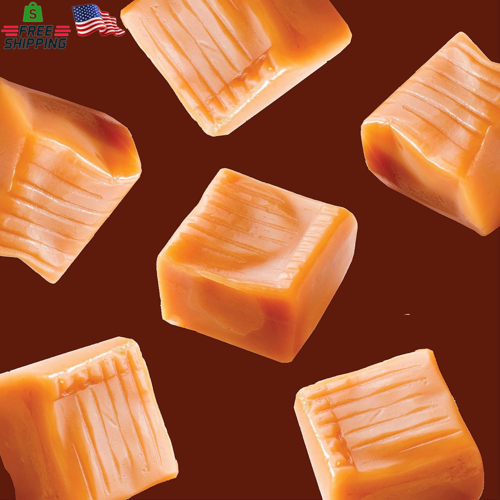 Caramel Candy - 2 Pound Pack 150 Count - Classic Caramels Individually Wrapped -