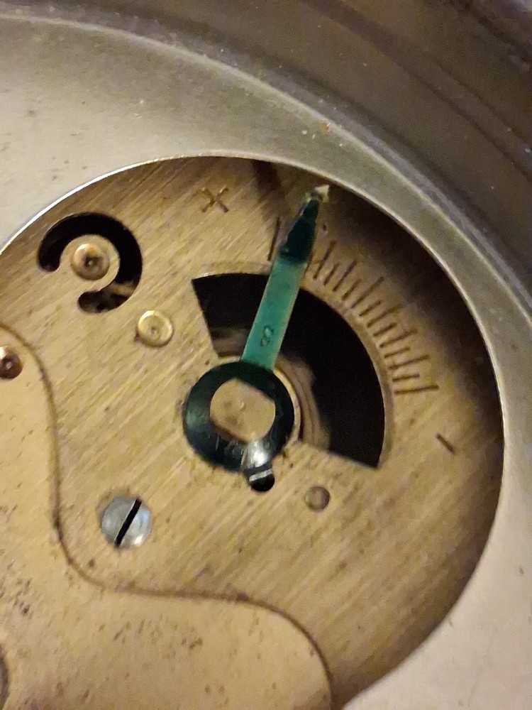 Stunning Vintage Art Deco Wind Up Mantle Clock, Working
