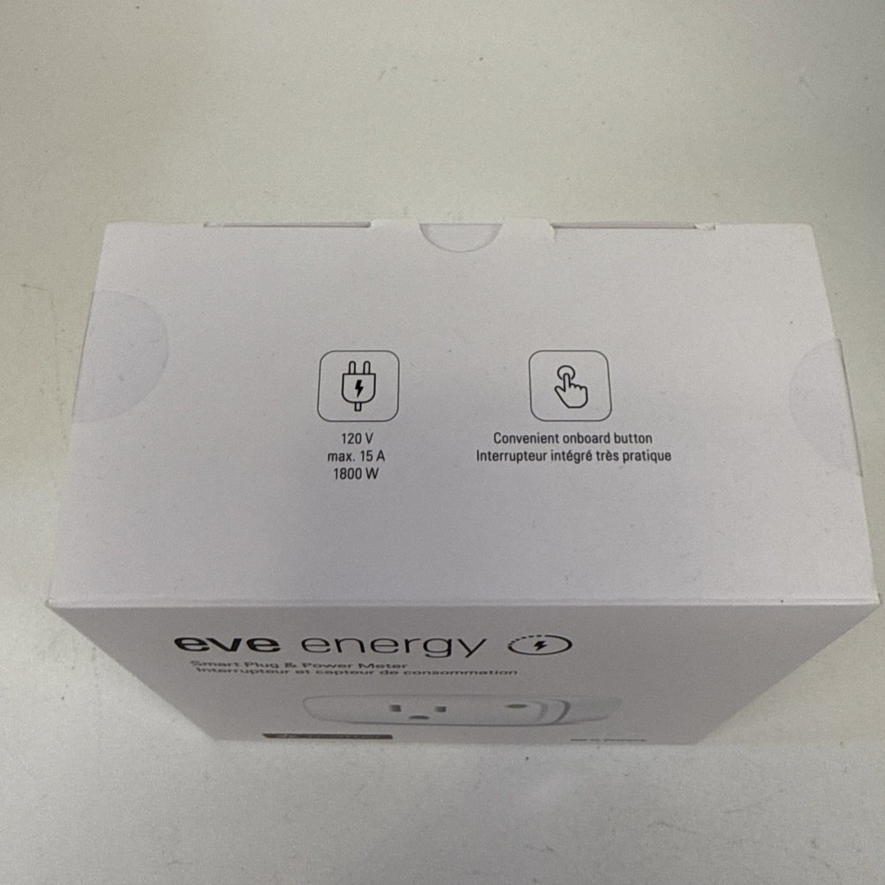 Eve Energy (Matter) - Smart Plug, Power Meter, App And Voice Control, Thread