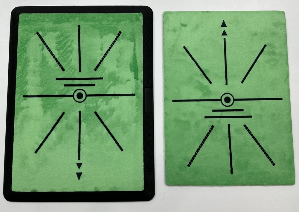 Golf Track Pad Path Feedback Golf Practice Mat for Swing Detection Batting