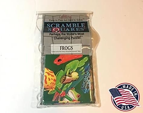 B Dazzle Scramble Squares Frogs Puzzle Brain Teaser Beautiful Frog Artwork