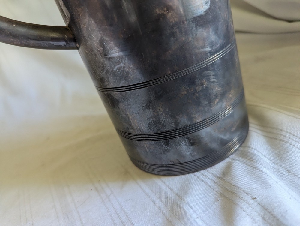 Lurelle Guild International Giftware Silver Plated pitcher 9.5" tall