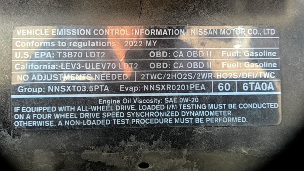 Temperature Control Front S Model Fits 22-23 PATHFINDER 2562128