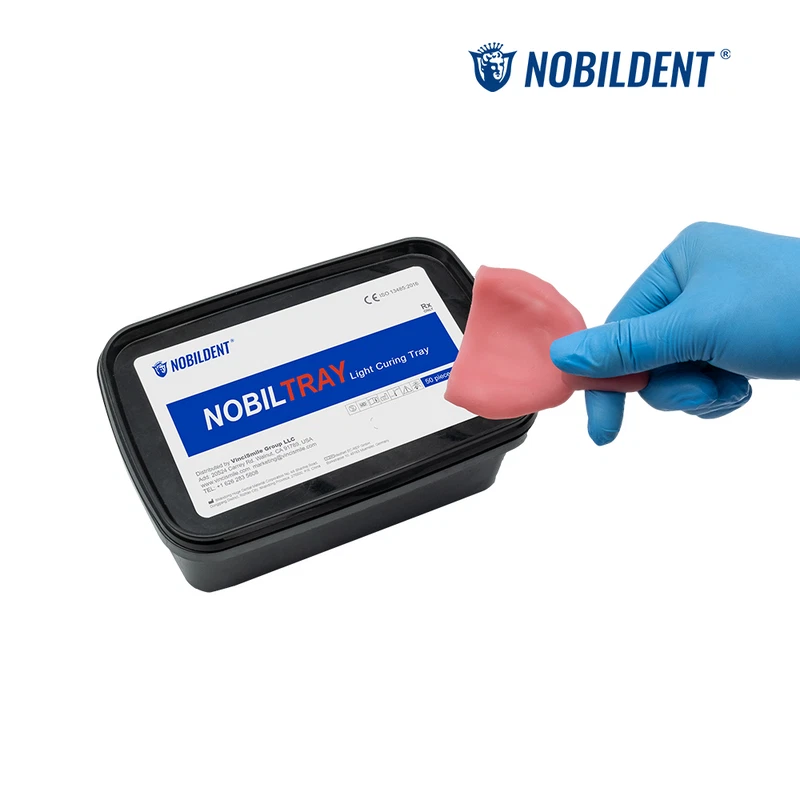Dental Light Curing Custom Tray Base Plate Material Impression 50 Pcs/Box 2.3mm
