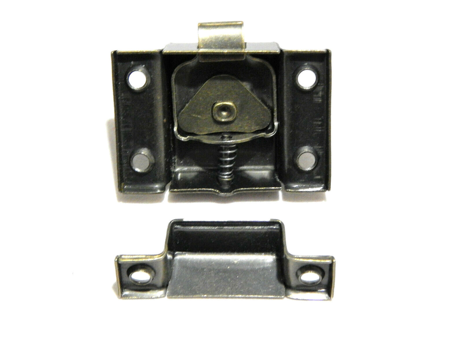 Vintage Cabinet Latch Antique Brass Finish Farm House