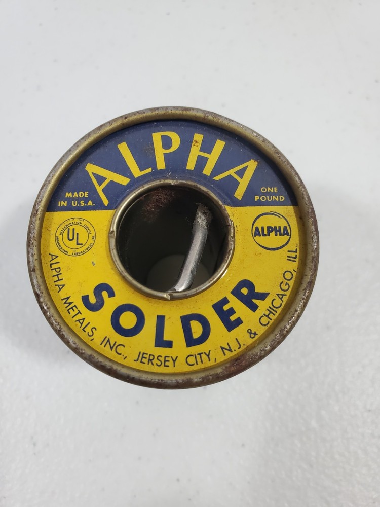 Alpha Solder 40/60 Acid Core .125 diameter