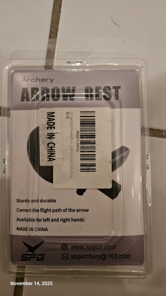 SPG Arrow Rest SP812 Archery Durable Left Right Hand Use Flight Path Correction