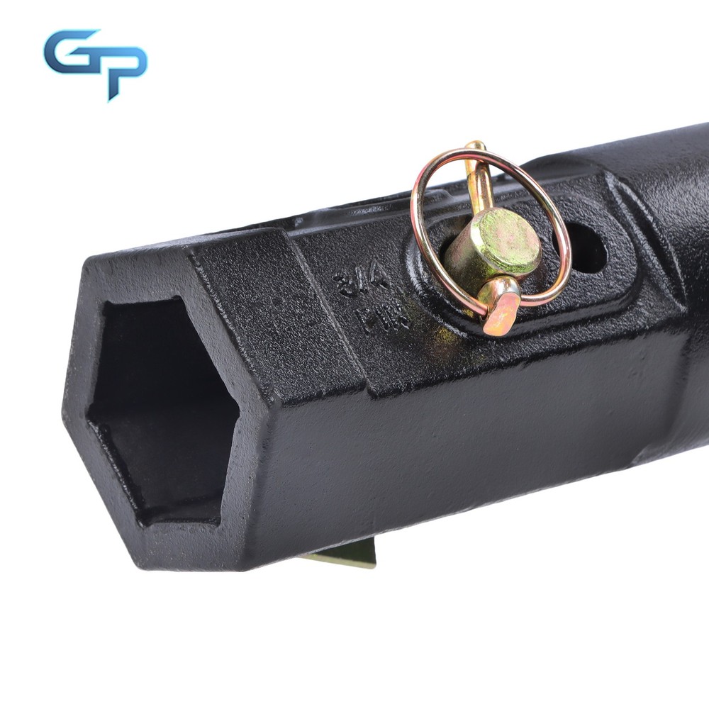 48" Length 12" Width Auger Bit for Loaders, 2" Hex Interface