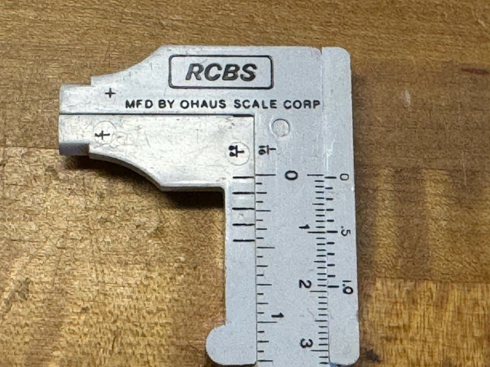 RCBS Ohaus Caliper Measure Case Length Tool