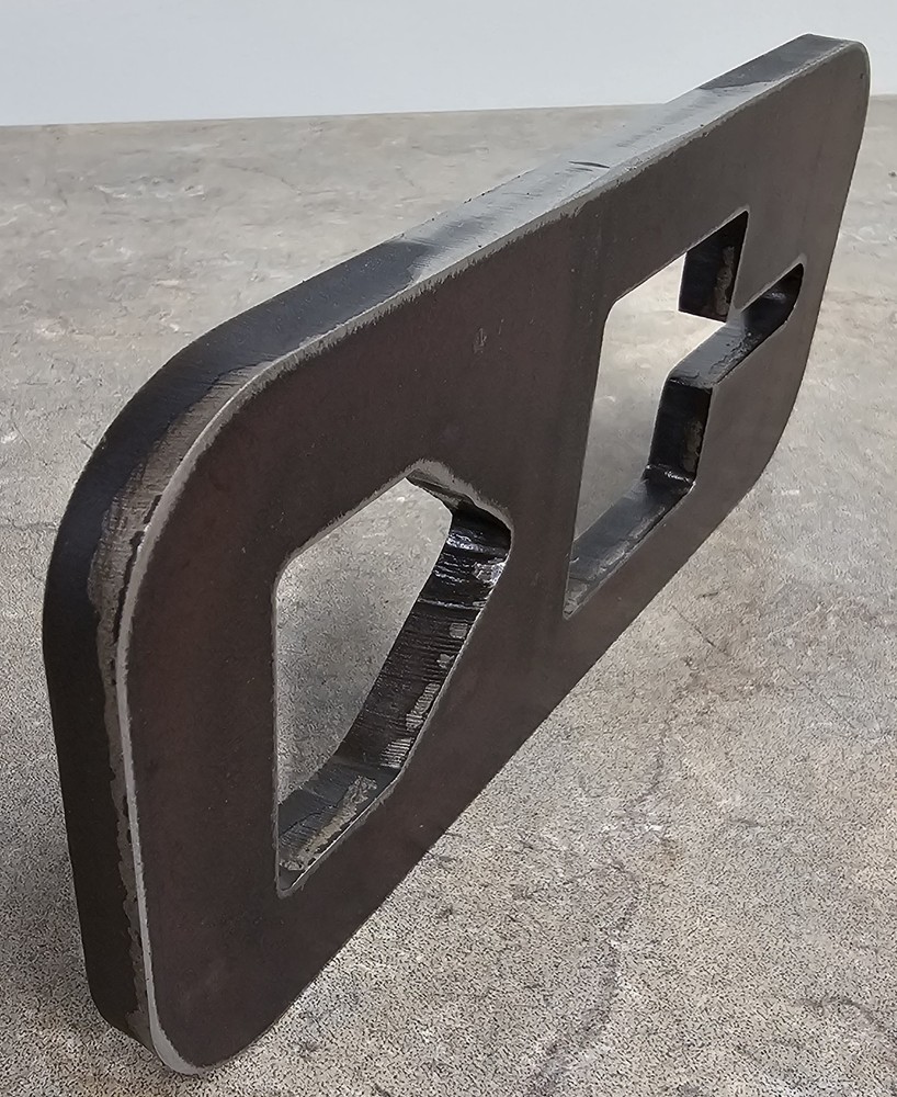 T POST PULLER - HEAVY DUTY 3/8" - PLATE ONLY - USE WITH CHAIN / JACK / TRACTOR