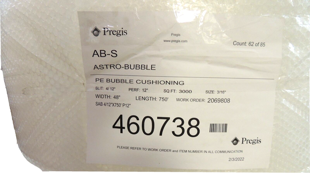 Pregis PE Bubble Cushioning