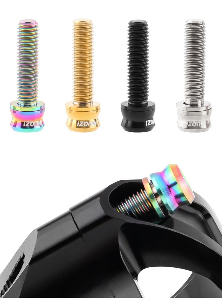 Titanium Alloy Button Head Hex Bicycle Disc Brake Caliper Hydraulic Fixed Bolt