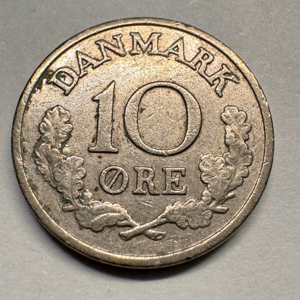1964 Denmark 10 Ore - Beautiful Coin - #A-032-B