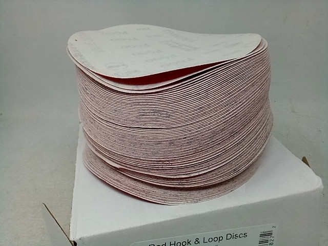 Red Hook & Loop Discs 6" GRIT:600 QTY:100, 49-605-600