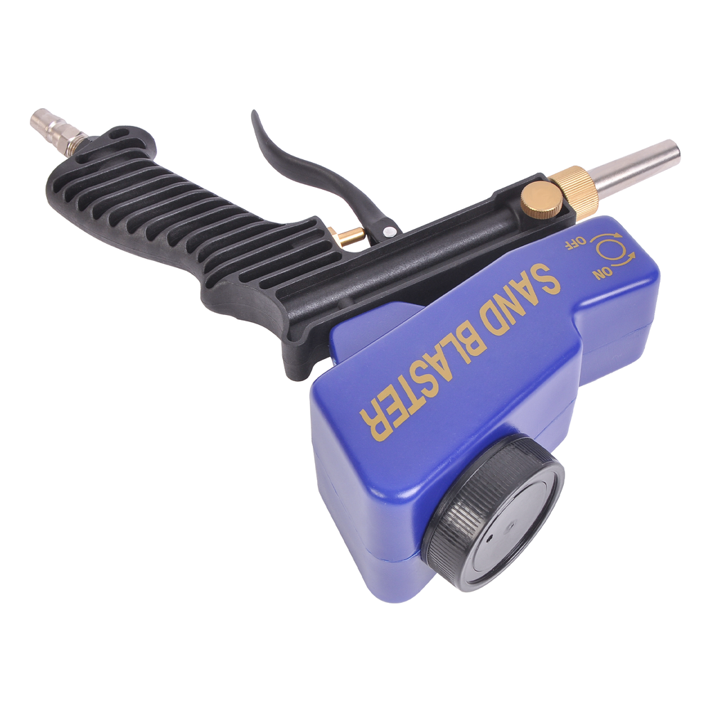 Hand Held Portable Media Spot Sand Blaster Gun Air Gravity Feed Rust Remover