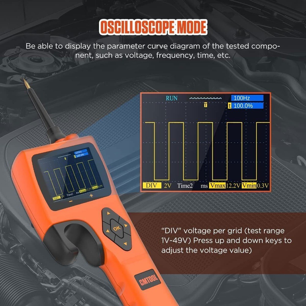 12V 24V Car Power AVOmeter Circuit Probe Tester Electrical System Analyzer Kit