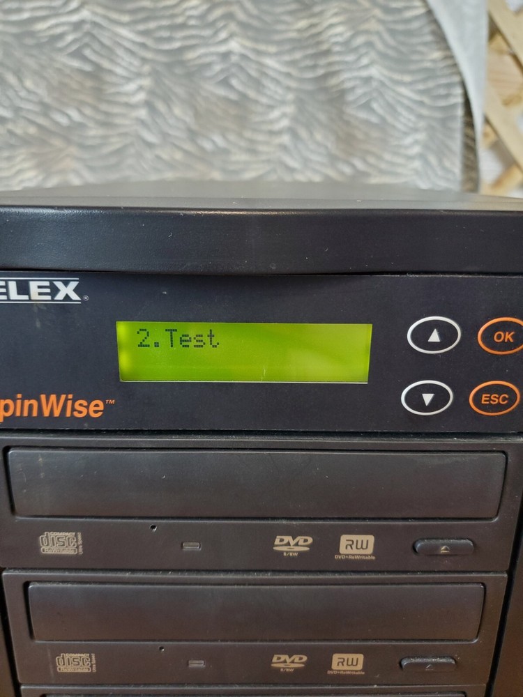 Telex Spinwise CD/DVD Disc Duplicator Copier w/ 3 Drive Bays TESTED & WORKS