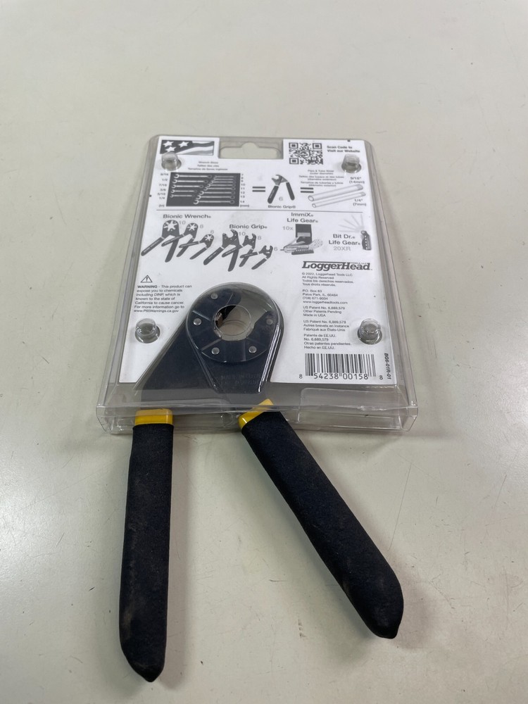 Loggerhead Tools 6" Bionic Grip Adjustable Wrench 14 In 1 Adjustable Black New