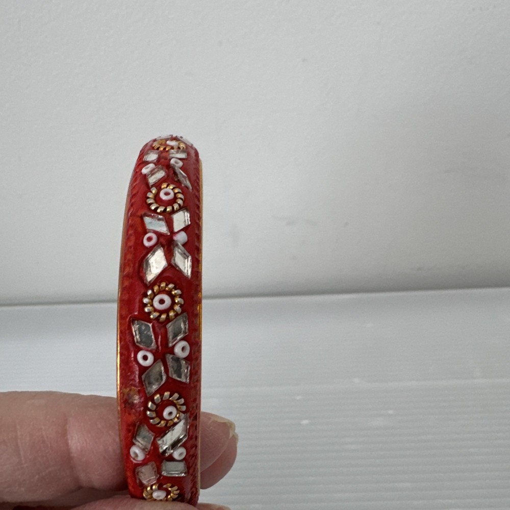 Seed Bead Bangled Bracelet. Vintage. CR