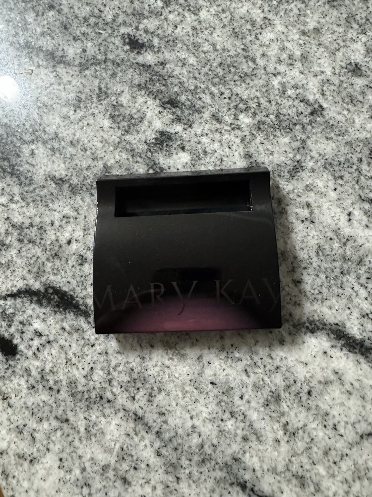 Mary Kay Cosmetic Compact Black Plastic with Mirror