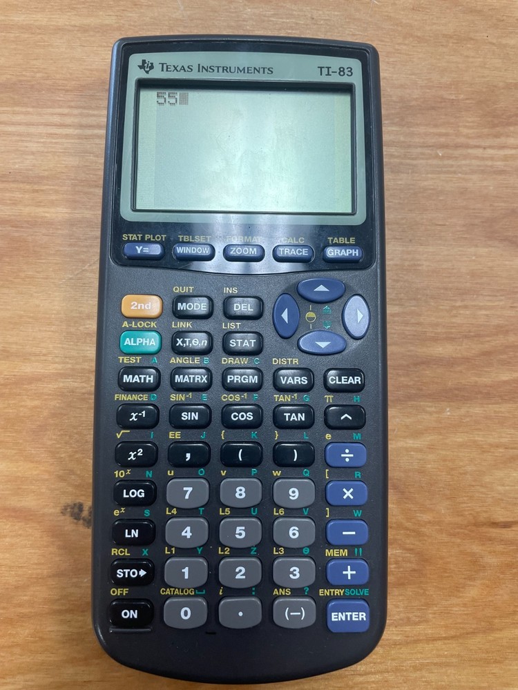 7x Texas Instruments TI-83 Black Graphing Calculator | Read Description