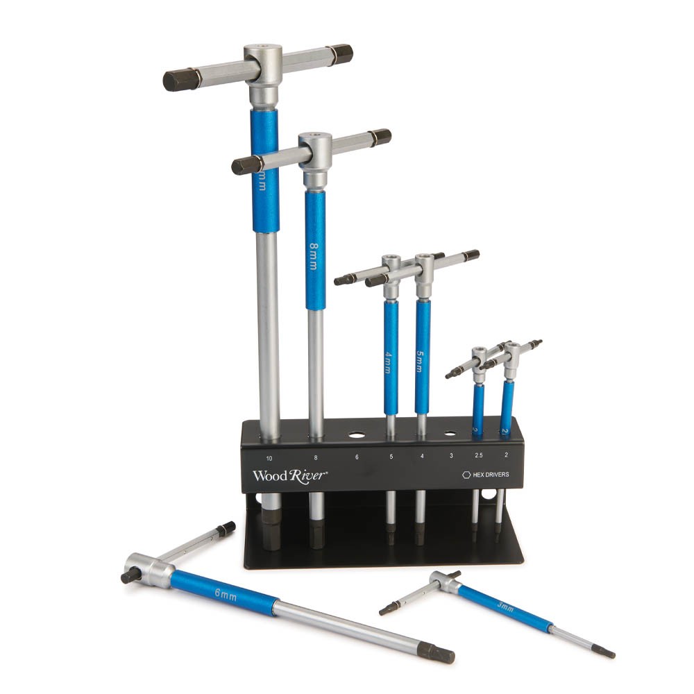 WoodRiver Spinner Wrench Set Metric