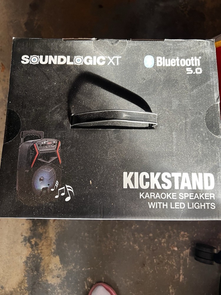 New Portable Karaoke Machine Bluetooth Speaker Soundlogic XT Bluetooth 5 LED