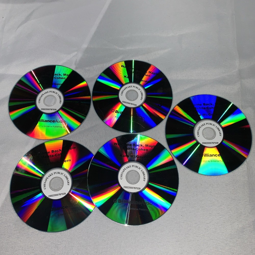 WELCOME BACK MAPLE METHA-COHEN BY KATE MCGOVERN AUDIOBOOK (EX-LIBRARY)