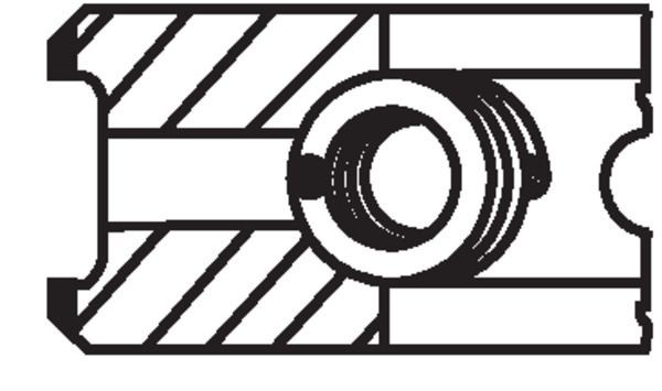 For MAHLE 022 26 N0 PISTON RING KIT