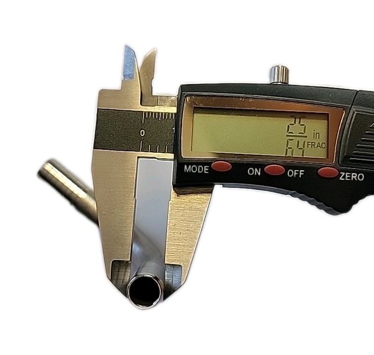 3/8 Stainless Steel 90 Degree Fitting, Elbow, Barbed, Fits 3/8" ID Tubing 4-pack