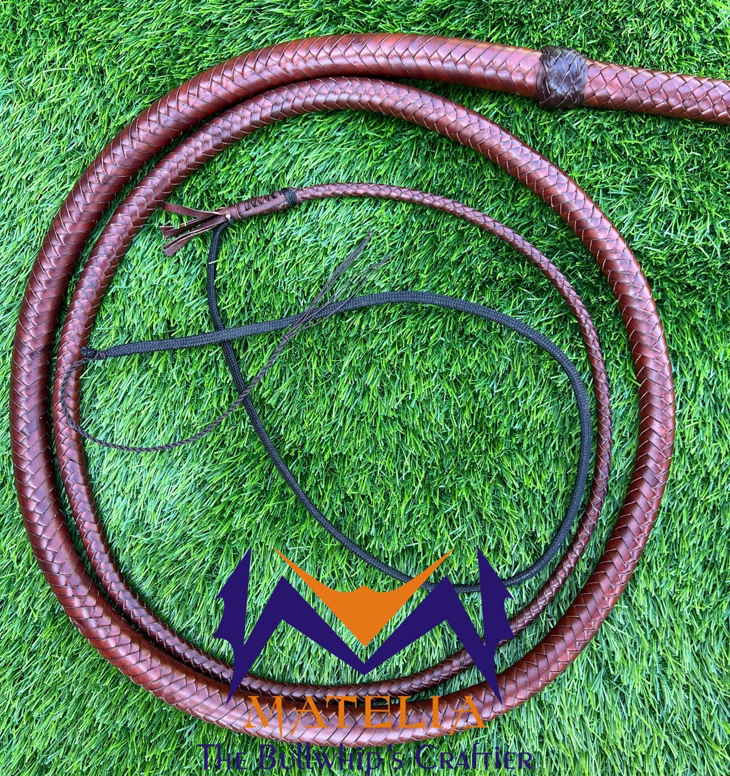 Kangaroo Hide Leather Bullwhip: Indiana Jones Kingdom of the Crystal Skull Style