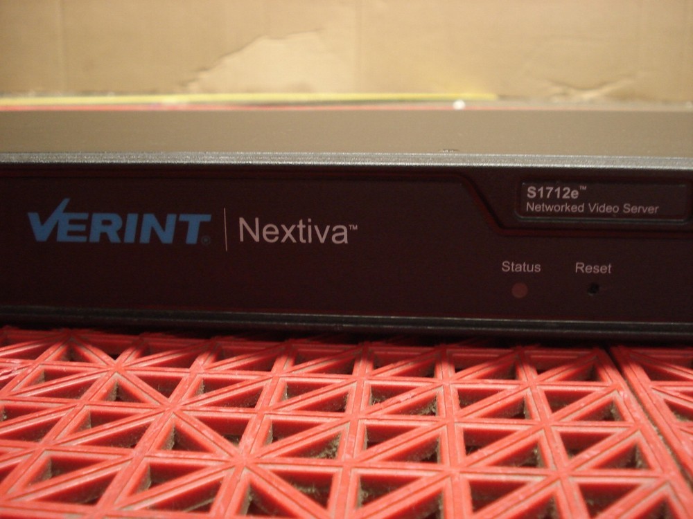 Verint Nextiva S1712E-T Video Encoder 12-Port Networked Video Server