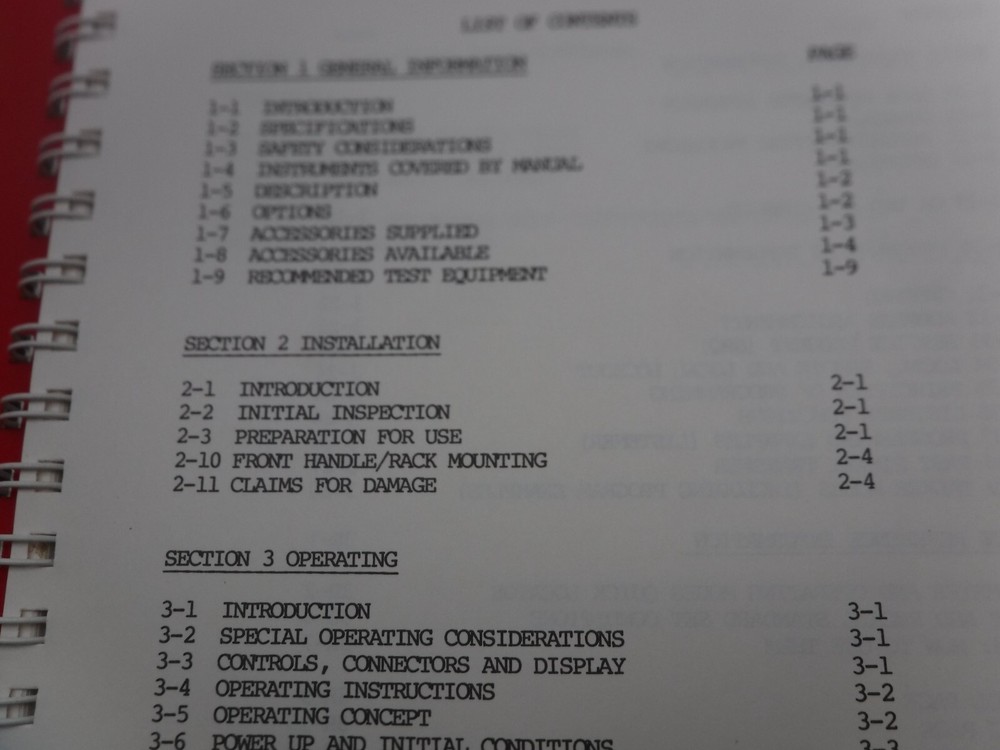Hewlett Packard 8180A Data Generator Manual 08180-90006