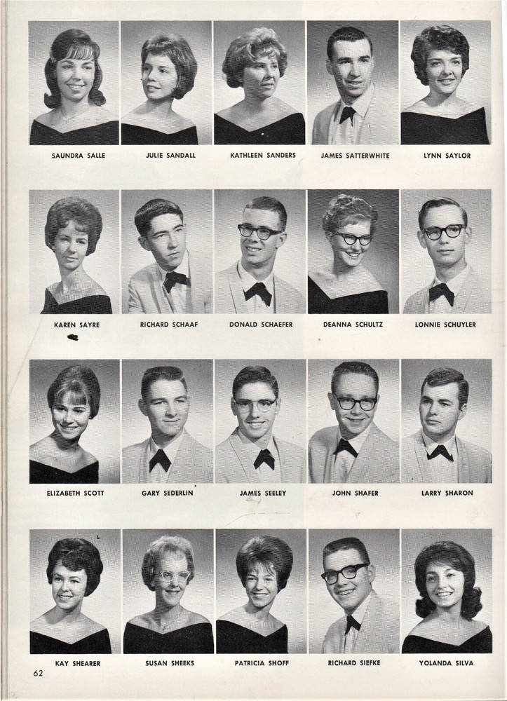 1962 "Eugenean" - South Eugene High School Yearbook - Eugene, Oregon