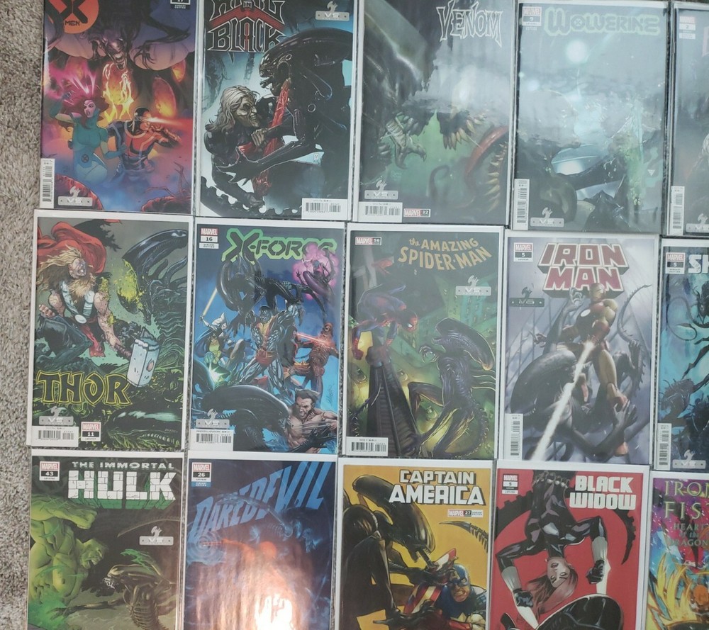 17x ALIEN vs MARVEL variant LOT ~ SET ~ 2020 2021 UNREAD rare HTF! Predator