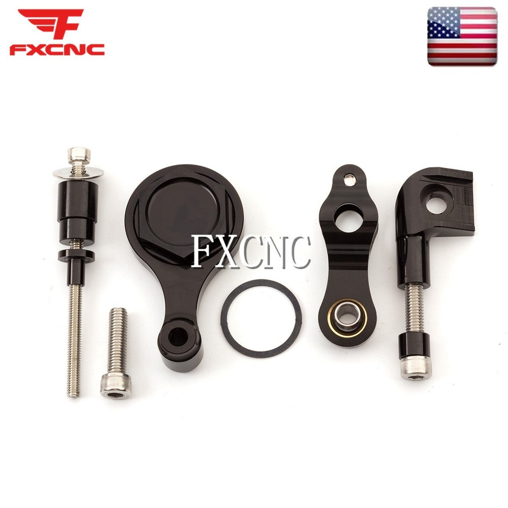 Steering Damper Stabilizer & Mount Bracket Support For Yamaha YZF R1 2006-2018