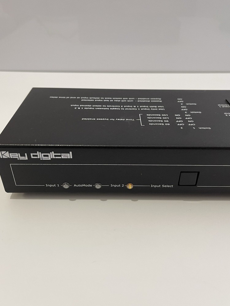 KeyDigital BB2x1 Switcher With Power Adapter