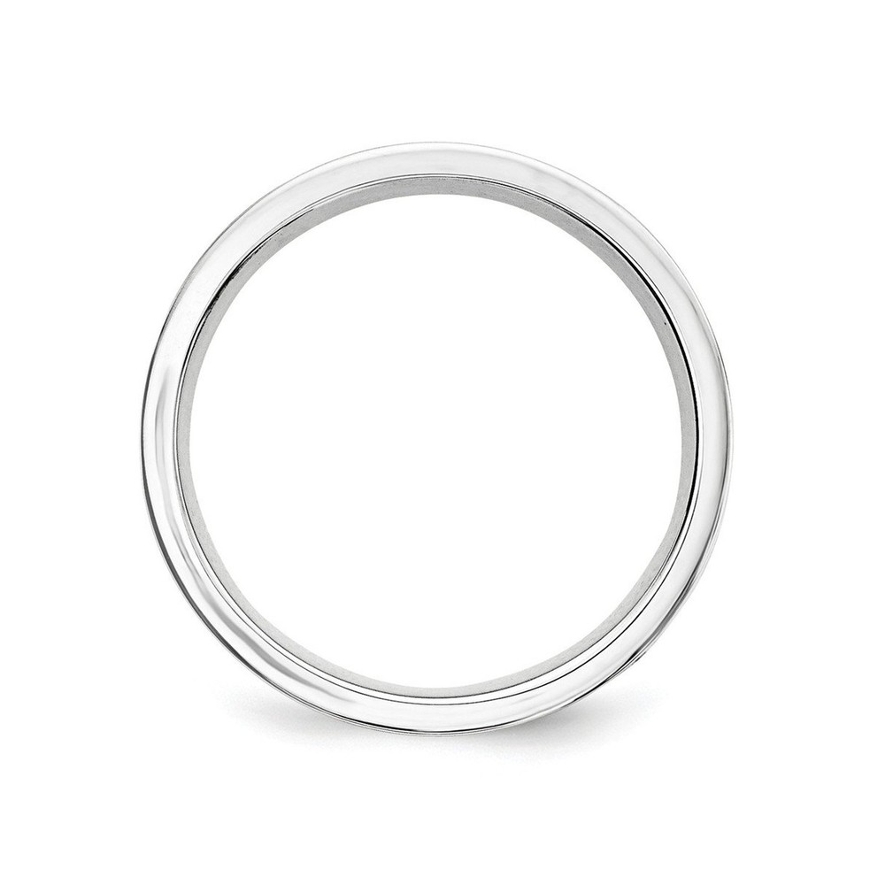 Solid 925 Sterling Silver 6mm Matte Brushed Finish Unique Wedding Band Ring