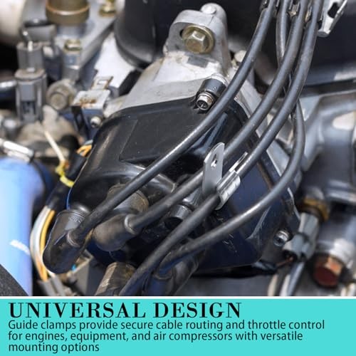 2 Pack Guide Clamps for Engine Throttle, Equipment and Compressor Speed