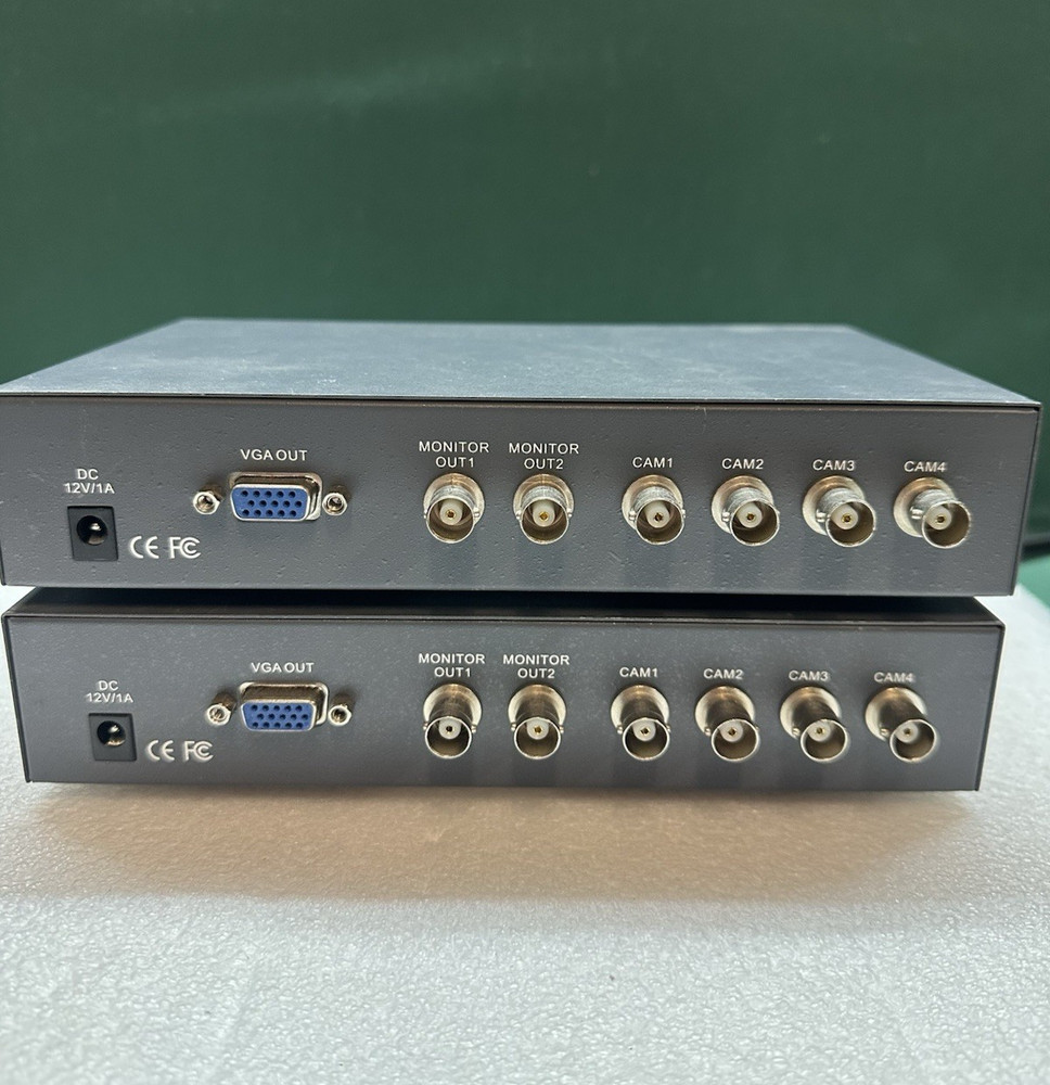 EverFocus EP4CQ‑VGA 4‑Channel Quad Processor – Power Tested Only