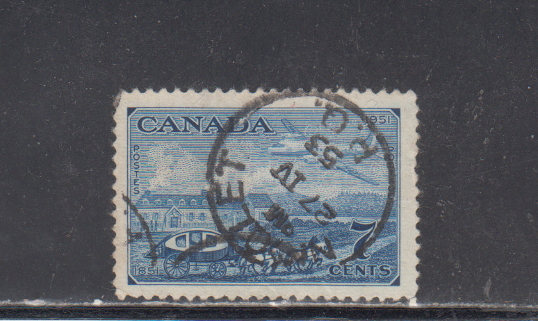 CANADA 1951 - USED - SCOTT #  313 CDS