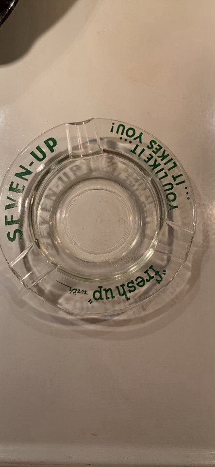 7up Vintage Ashtray
