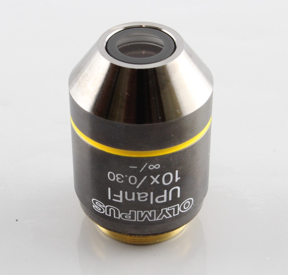 OLYMPUS UPLANFL 10x 0.30 NA MICROSCOPE OBJECTIVE BX IX AX