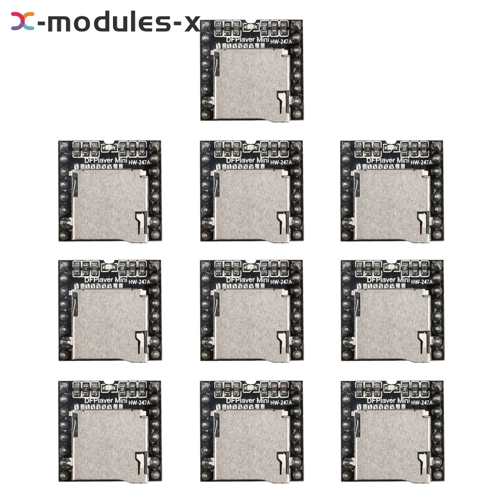 10PCS TF Card U Disk Mini MP3 Decoder Player WMV Audio Voice Module DFPlayer U