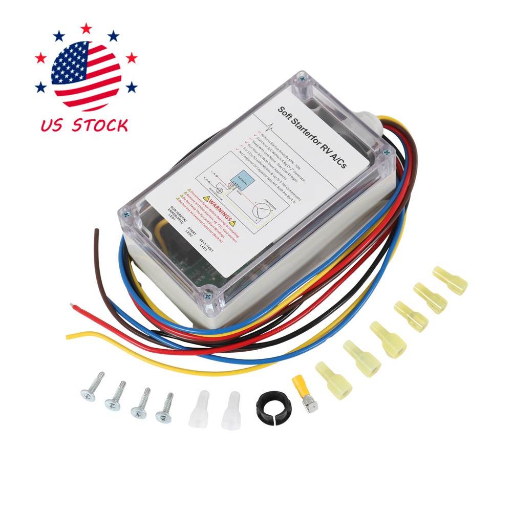 A/C Soft Starter Smart Control Kit Enables Easy Start an A/C & Appliances on RV