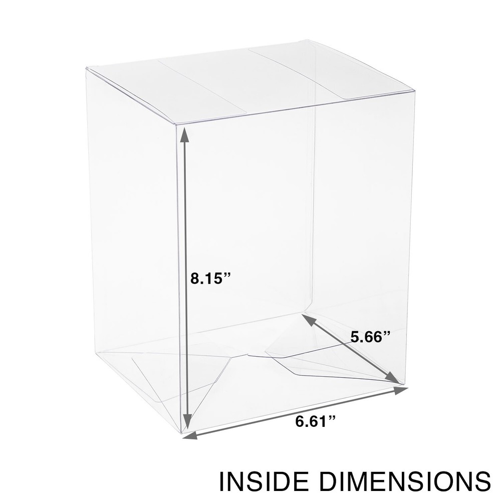 6" Pop Protector Case For Funko 6 Inch Boxes Vinyl Figures Extra Thick .50mm