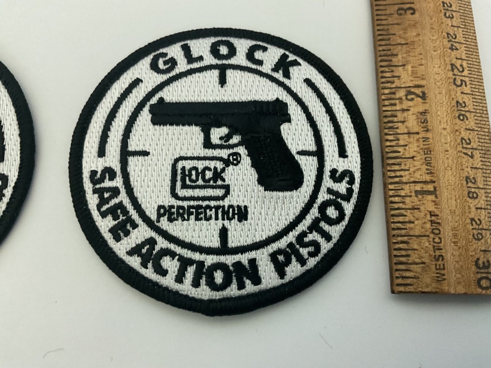 Glock Safe Action Pistols collectable patch set full size new