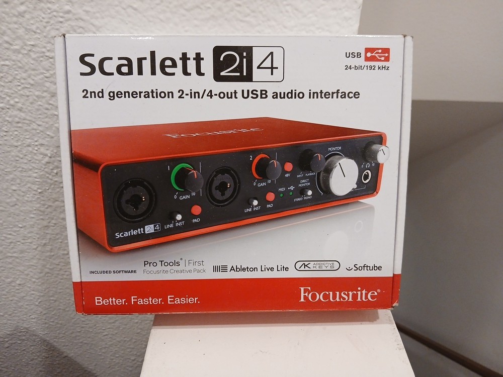 Focusrite AMS-SCARLETT-2I4-2ND-GEN USB 24 Bit Audio Interface