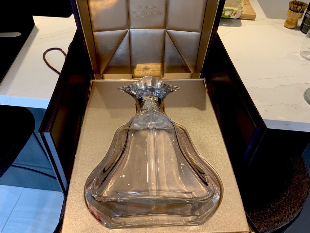 Hennessy Paradis Imperial Bottle And Display Case